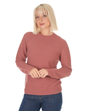 Rose ash seamless knitted wool sweater | Pullovers - 1