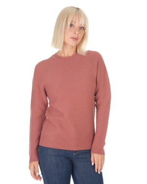 Rose ash seamless knitted wool sweater | Pullovers - 2