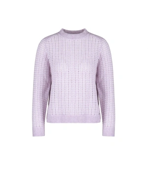 მოცულობითი ღია იასამნისფერი სვიტერი ინგლისური რიბი ნაქსოვი ქსოვილით. | ნაქსოვები | Dika.ge მოცულობითი ღია იასამნისფერი სვიტერი ინგლისური რიბი ნაქსოვი ქსოვილით. | ნაქსოვები