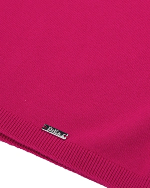 Fine knitted top made of a viscose blend in dark blue | Casual | Dika.ge - 5 Fine knitted top made of a viscose blend in dark blue | Casual - 5