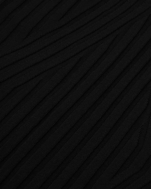 Black knitted top made of FSC-certified viscose | Casual - 2