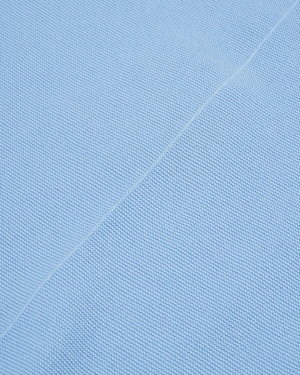 Lightweight light blue cotton short-sleeve sweater | Sweathers - 5