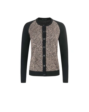 Warm cardigan in mixed fabrics, combining comfort and softness | Knitwear | Dikastore.ro Warm cardigan in mixed fabrics, combining comfort and softness | Knitwear