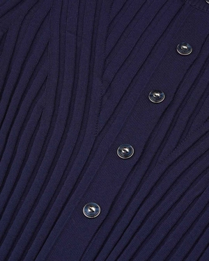 Fitted cardigan with a crew neckline | Pulls and Cardigans | Dika.bg - 2 Fitted cardigan with a crew neckline | Pulls and Cardigans - 2