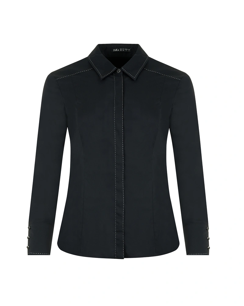 Obložena pamučna košulja | Bluze i Kosulje