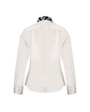 Памучна риза с детайл | Блузи и Ризи - 1