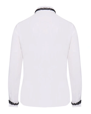 Shirt with contrast buttons and piping | All products - 1