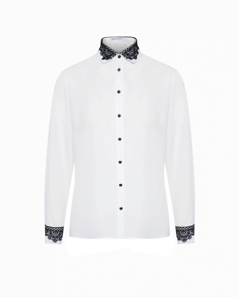 Cămașă cu detalii din dantelă | Toate produsele