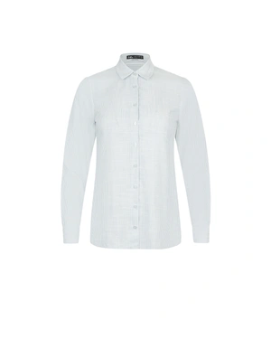 Light blue fine-striped shirt | Casual