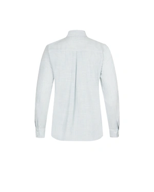 Light blue fine-striped shirt | Casual - 1