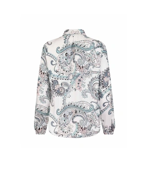 Cămașă clasică din viscoză cu motiv indian | Cămași - 1