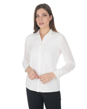 Classic white women's shirt with an elegant silhouette | Blouses | Dika.rs - 2 Classic white women's shirt with an elegant silhouette | Blouses - 2