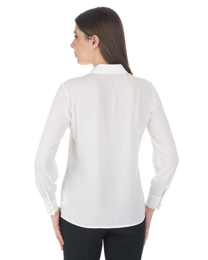 Classic white women's shirt with an elegant silhouette | Blouses | Dika.rs - 3 Classic white women's shirt with an elegant silhouette | Blouses - 3