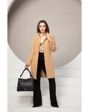 Wool coat with concealed fastening | All products - 2