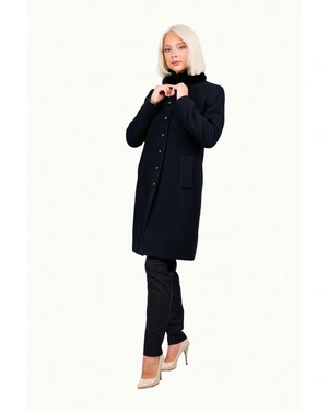 Вълнено палто с яка с косъм | Сака и Палта - 4