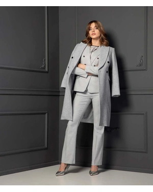 Двуредно палто от виржинска вълна | Сака и Палта - 2