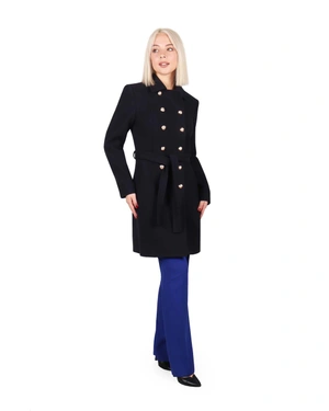 Double-breasted wool coat |  - 2