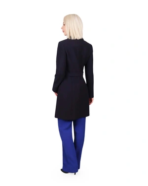 Double-breasted wool coat |  - 3