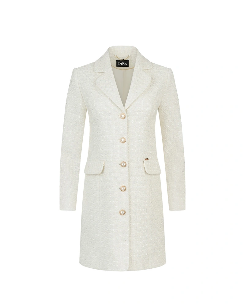 White coat with gold buttons | NEW