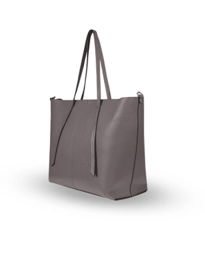 Tote leather bag with two long handles | | Dikastore.ro - 1 Tote leather bag with two long handles | - 1