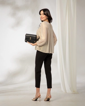 Bag with side decorative straps and buckles | Bags - 4