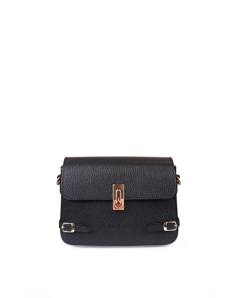 Bag with side decorative straps and buckles | Bags