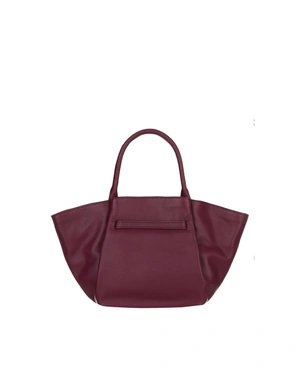 Genuine leather handbag in burgundy for an elegant everyday style | NEW - 1