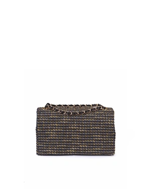 ელეგანტური ტყავისა და ტვიდის ბუკლე ხელჩანთა | ჩანთები - 2