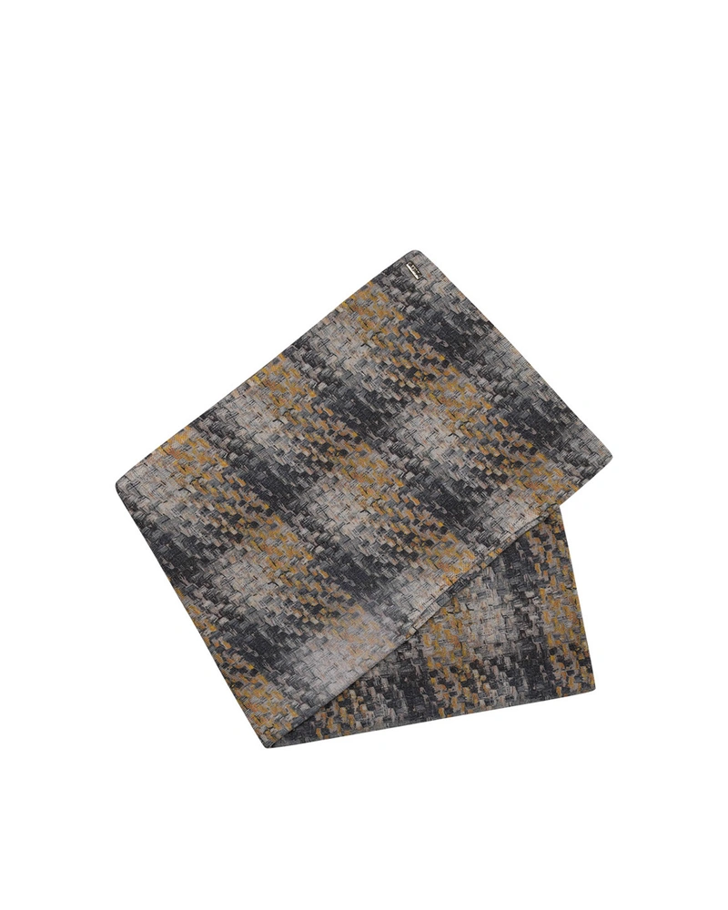 Checkered scarf with wool blend | Scarfs