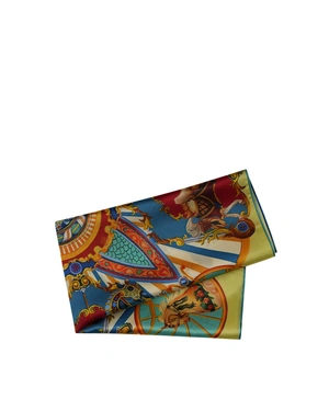 Silk scarf with horse pattern | SUMMER ACCESSORIES | Dikastore.ro - 2 Silk scarf with horse pattern | SUMMER ACCESSORIES - 2