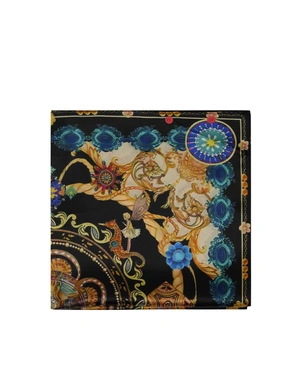 Копринен шал с розети и стилизирани мотиви | Чанти - 1