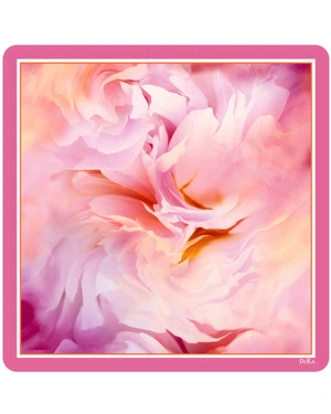 Floral motif square scarf | Scarfs | Dikastore.ro - 3 Floral motif square scarf | Scarfs - 3