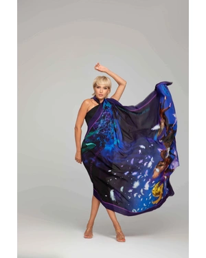 Аrt scarf "How were the stars born? From Pegasus Feathers... |  - 4