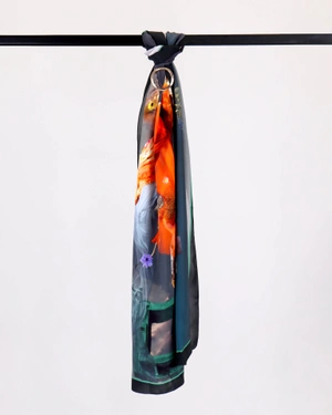 Art scarf „Zeus, Europe and Orpheus“ | | Dika.bg - 1 Art scarf „Zeus, Europe and Orpheus“ | - 1