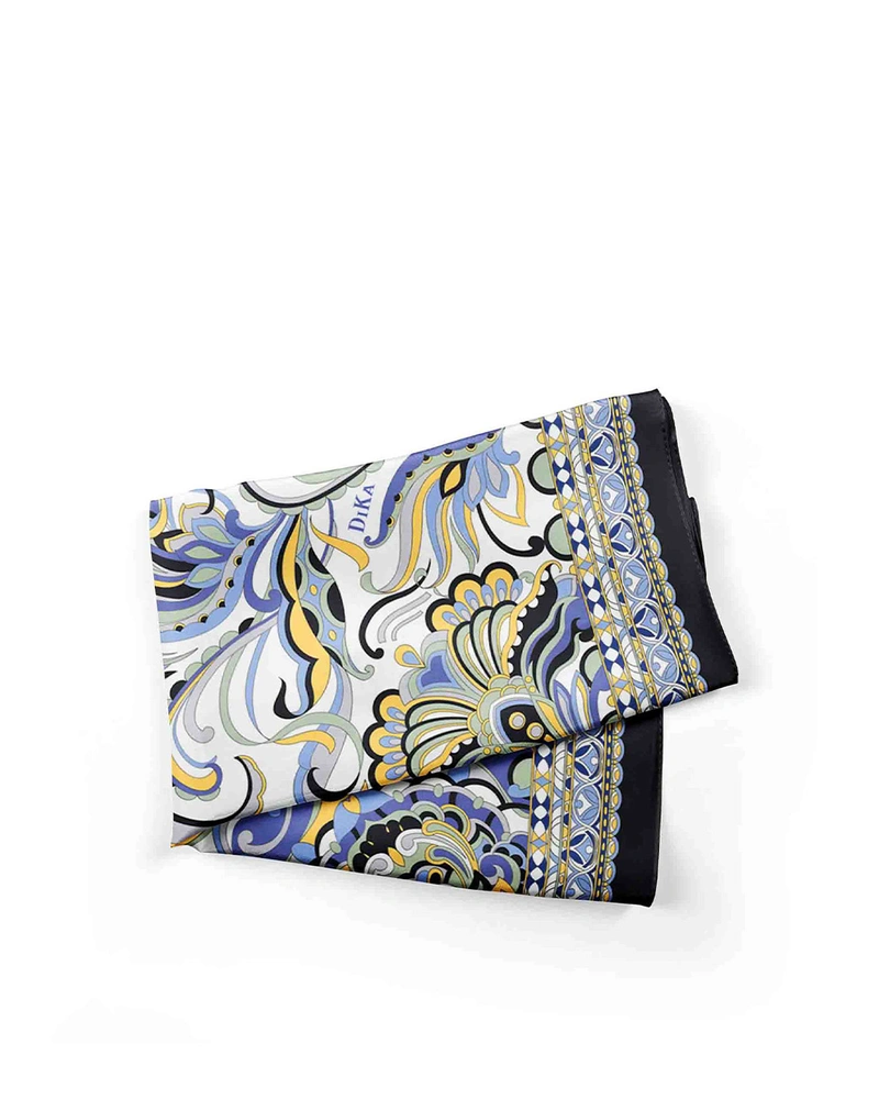 Eșarfă pătrată din raion | ACCESORII DE VARĂ