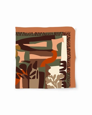 Foulard carré femme en 100 % viscose avec imprimé | Foulards - 3