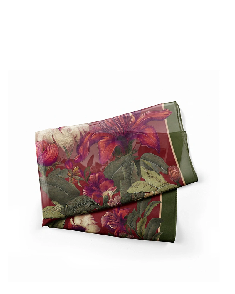 Luxurious women's scarf made from viscose and silk | Scarfs | Dika.bg Luxurious women's scarf made from viscose and silk | Scarfs
