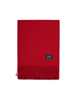 Red scarf made of 100% wool | Scarfs | Dika.ge - 2 Red scarf made of 100% wool | Scarfs - 2