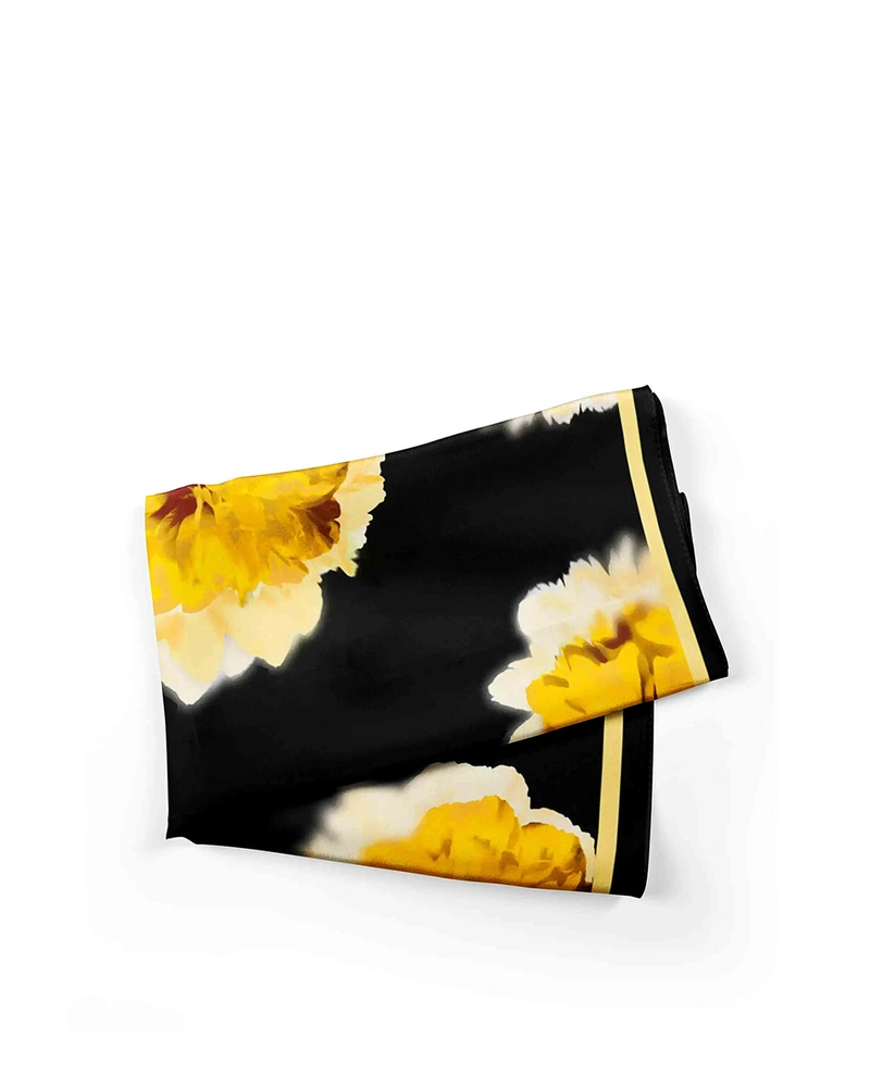 Pareo with stylized flowers | Scarfs
