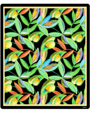 Pareo with stylized leaves | All accessories - 3