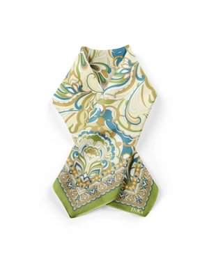 Fichu scarf with stylized motif | Scarfs - 1