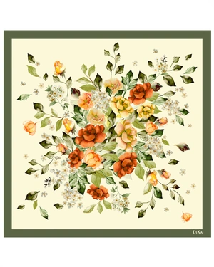 Eșarfă imprimeu floral | Esarfe | Dikastore.ro - 3 Eșarfă imprimeu floral | Esarfe - 3