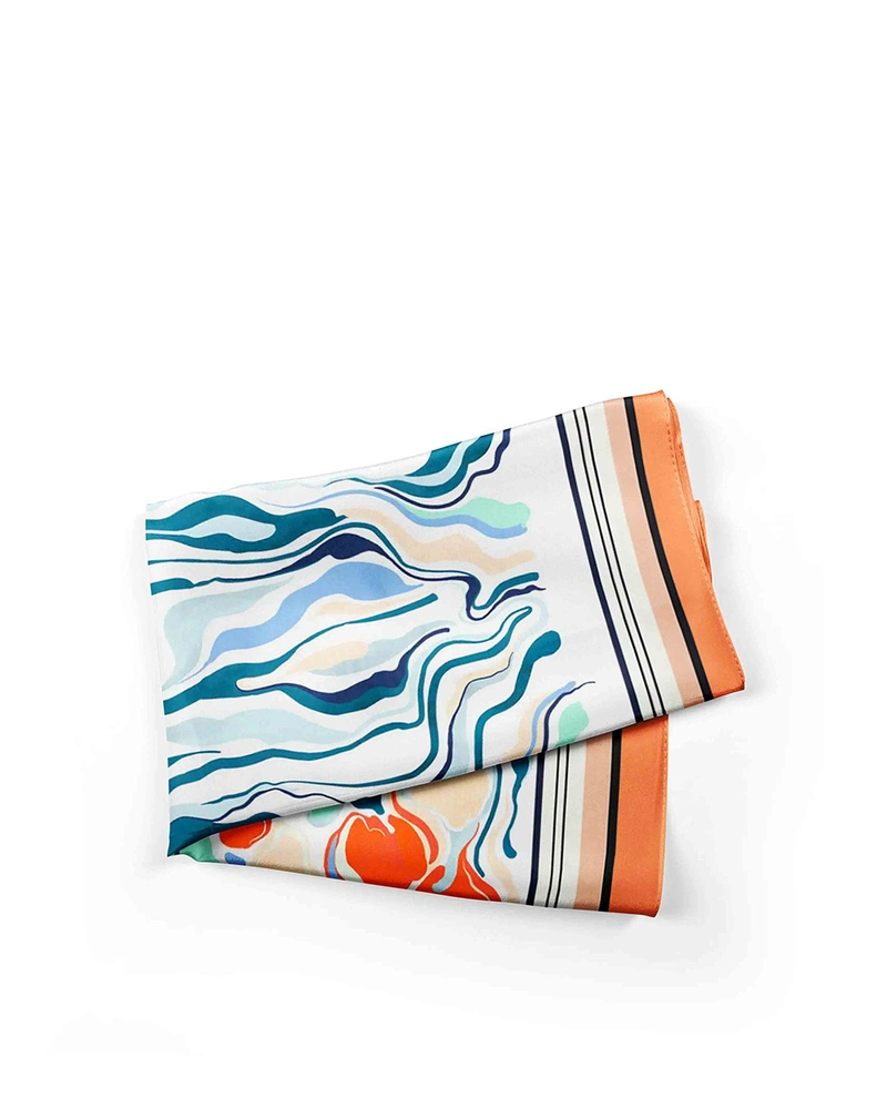 Esarfă cu imprimeu acuarelă | Esarfe