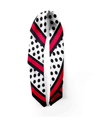 Fichu with a polka dot pattern | Scarfs and Hats - 1