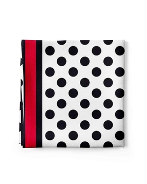 Fichu with a polka dot pattern | Scarfs and Hats - 2