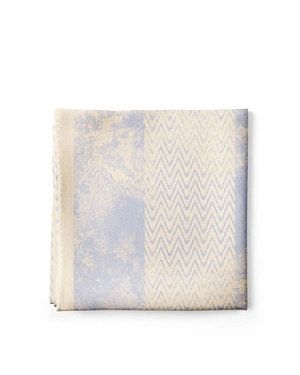 Angora blend scarf in beige-purple | ACCESSORIES - 1