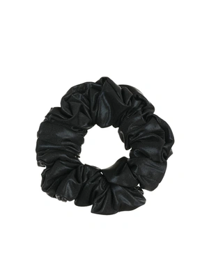 Scrunchie negru strălucitor | ACCESORII DE VARĂ | Dikastore.ro Scrunchie negru strălucitor | ACCESORII DE VARĂ