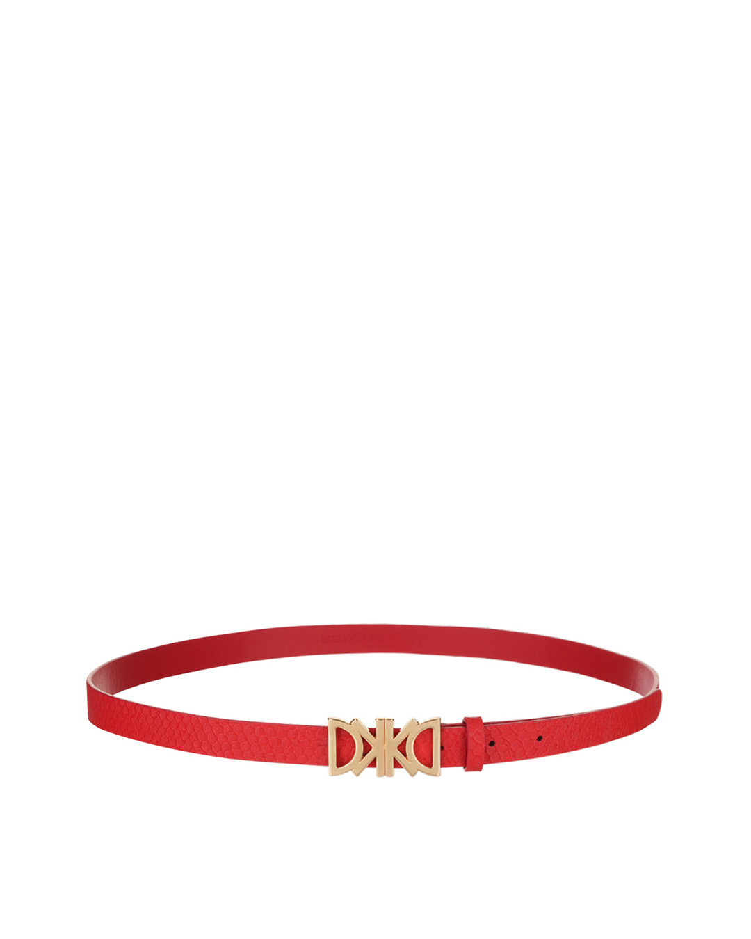 Red belt with DKKD buckle | Belts