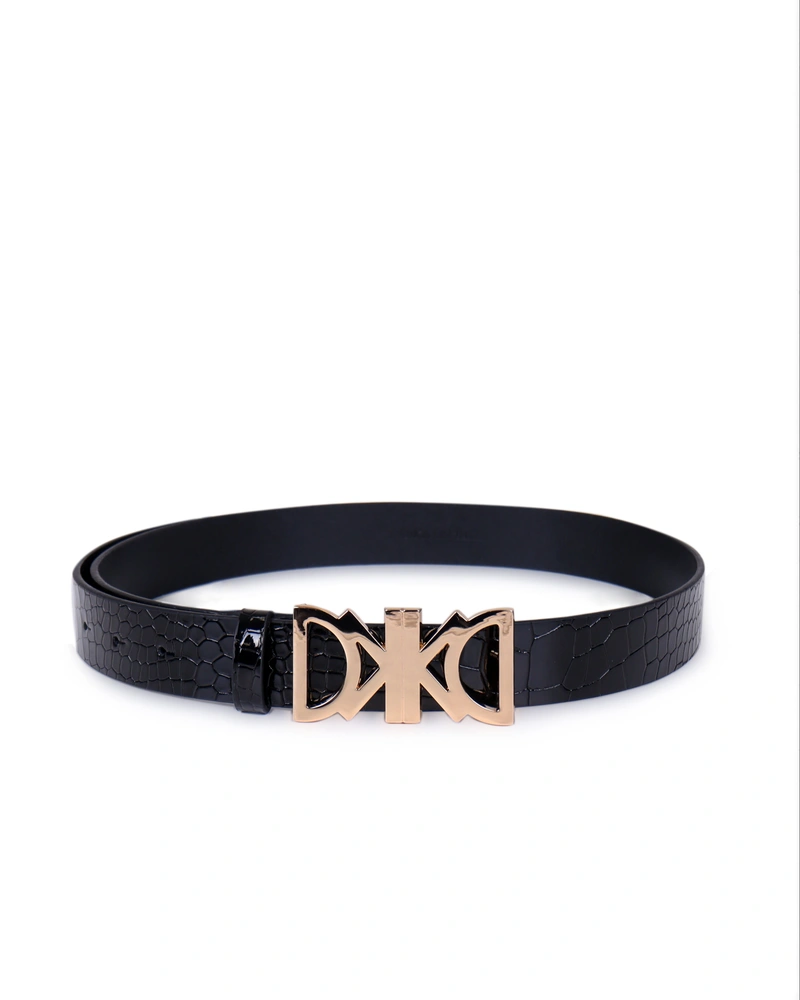 Leather belt with logo | Belts