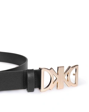Leather belt with logo | Belts - 1